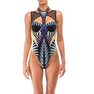 Andrea Iyamah Marrak One Piece Swimsuit Size L